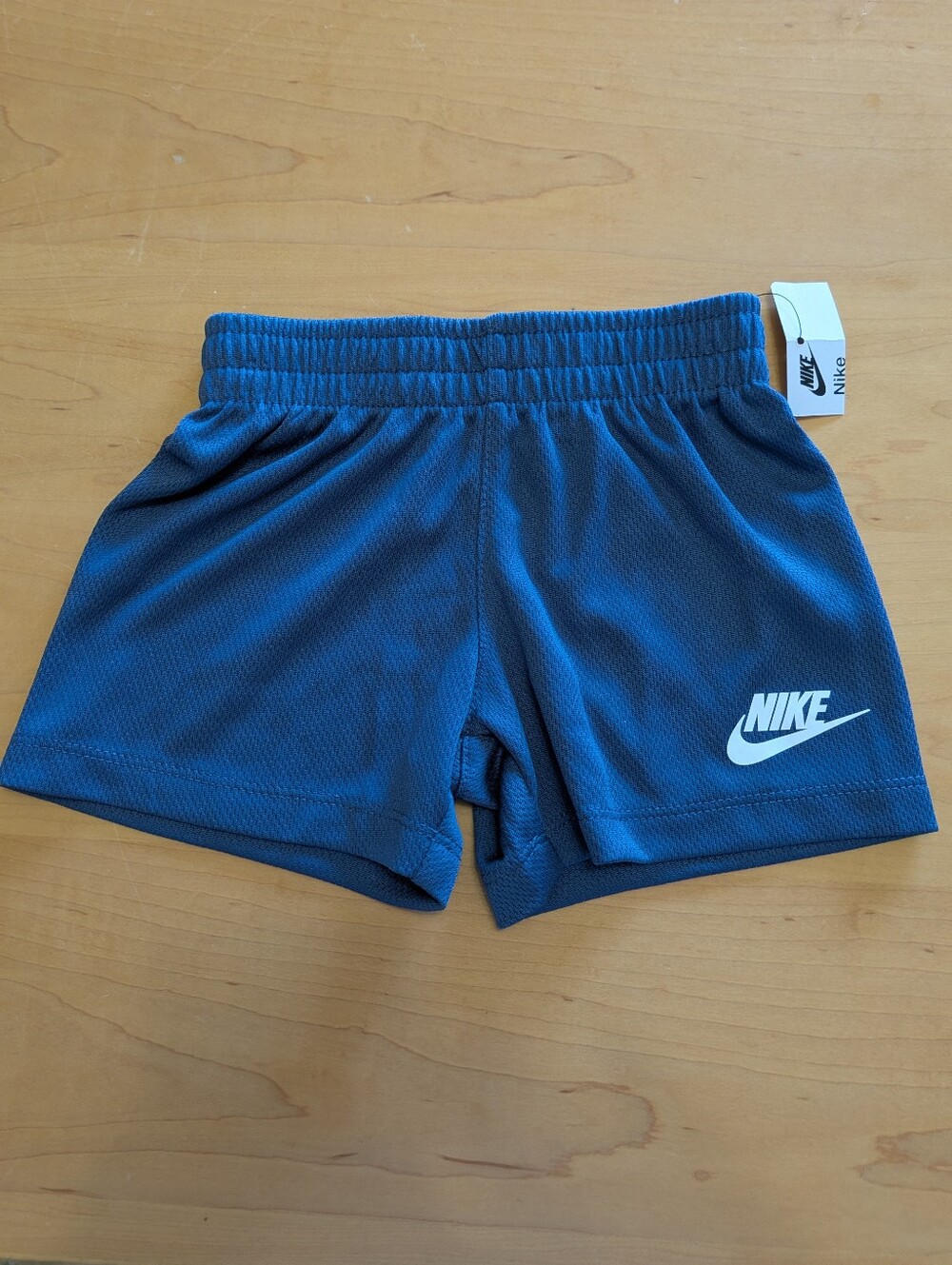 Nike Athletic Shorts 12 Months Kids Toddler Jersey Knit Blue Sports